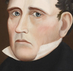 A young gentleman with blue eyes wearing a black coat, Attributed to Ira Chafee Goodell (1800-circa 1875)