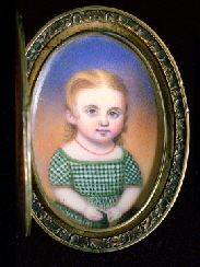 Miniature portrait of Emma P. Pickering, Moses B. Russell (1809-1884)